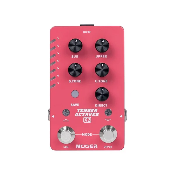 MOOER - Tender Octaver X2 - Dual-Footswitch Octave Pedal