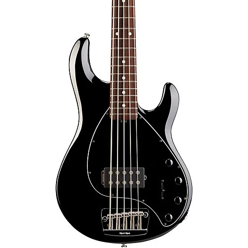 Sterling By MusicMan RAY5BKM1 Stingray Electric Bass, 5-String, Black