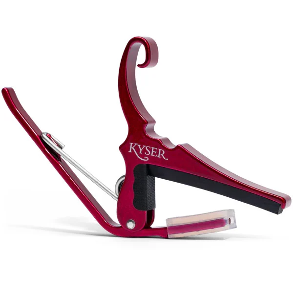Kyser - KG6RA - Quick-Change - Acoustic Guitar 6-String Guitar Capo - Red