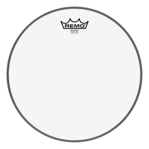 Remo Hazy Snare-Side Diplomat Clear Drumhead | 12" Diameter
