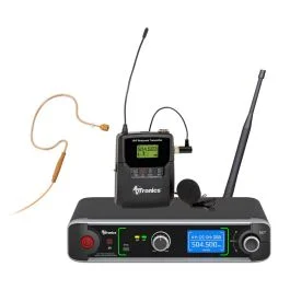 200 Channel Lapel Mic System with AVTronics Short Boom Earworn