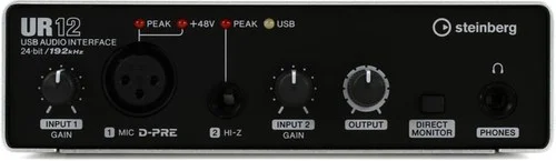 Steinberg UR12 2 x 2 USB 2.0 Audio Interface (d)