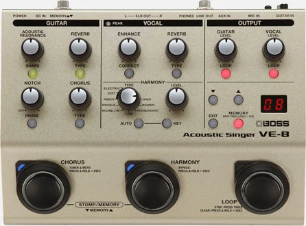 Boss VE-8 Acoustic Singer