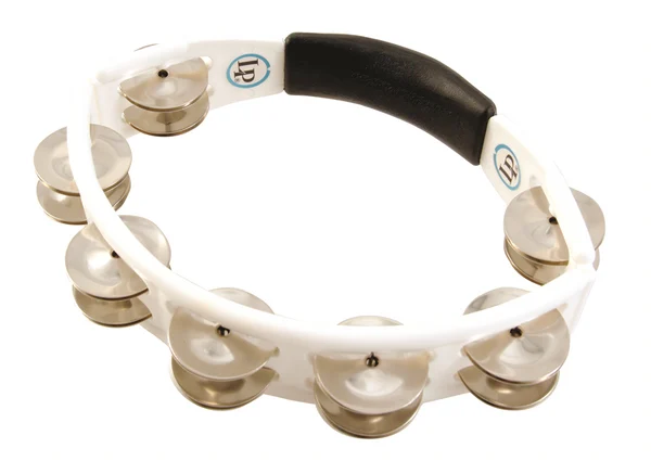 Latin Percussion - CYCLOPS - Handheld Tambourine - White Steel