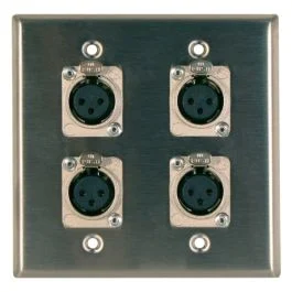 Wall/Floor Plate - XLRx4