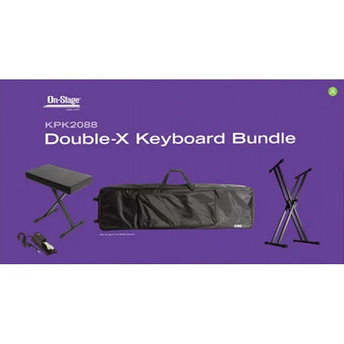 OnStage - Clearance NOS - KPK2088 - Double-X Keyboard Bundle