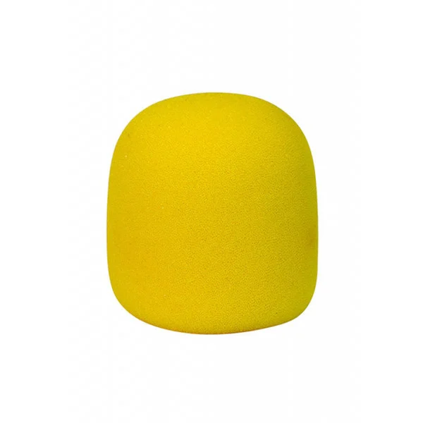 On-Stage - Foam Windscreen for Microphone - Yellow